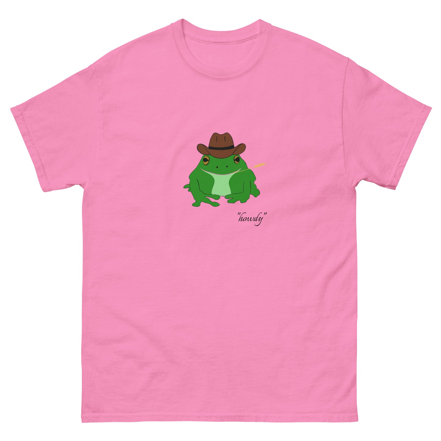 Frog "howdy" T-shirt