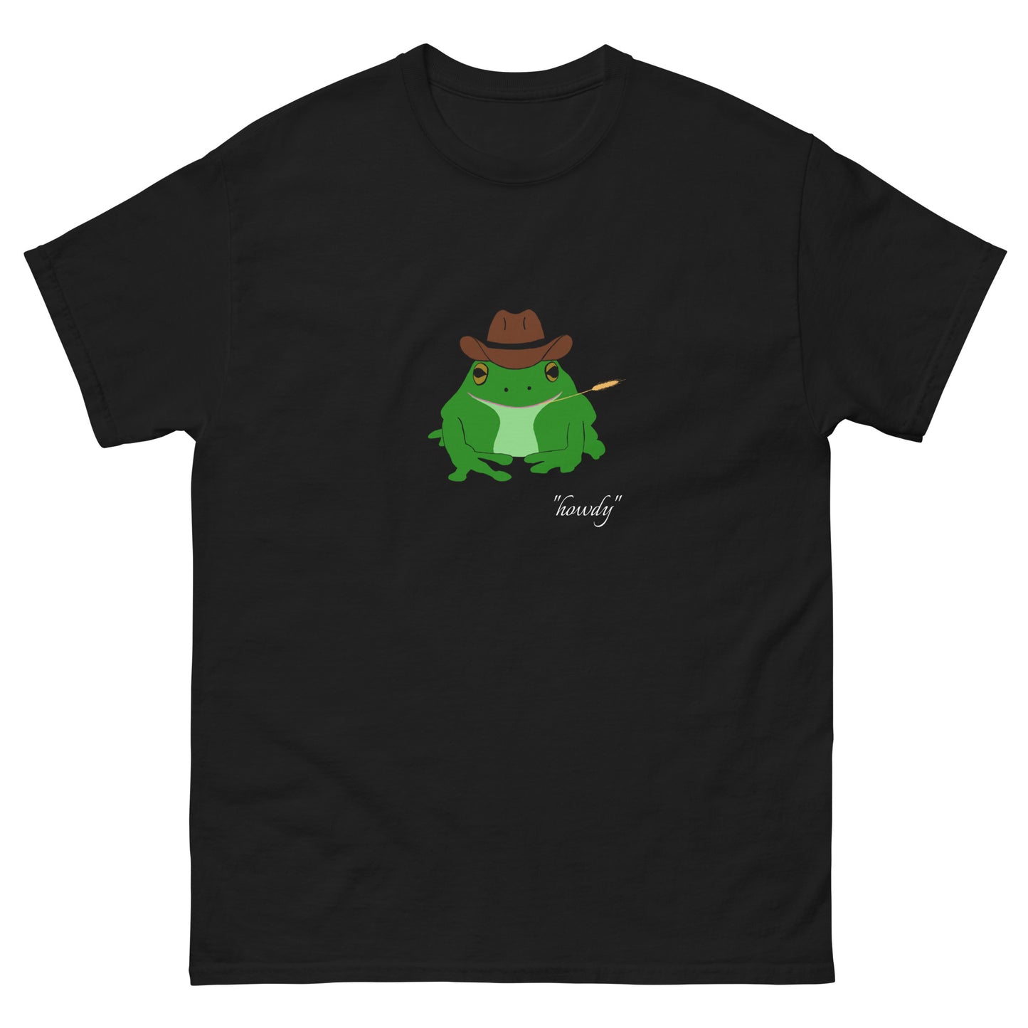 Frog "howdy" T-shirt