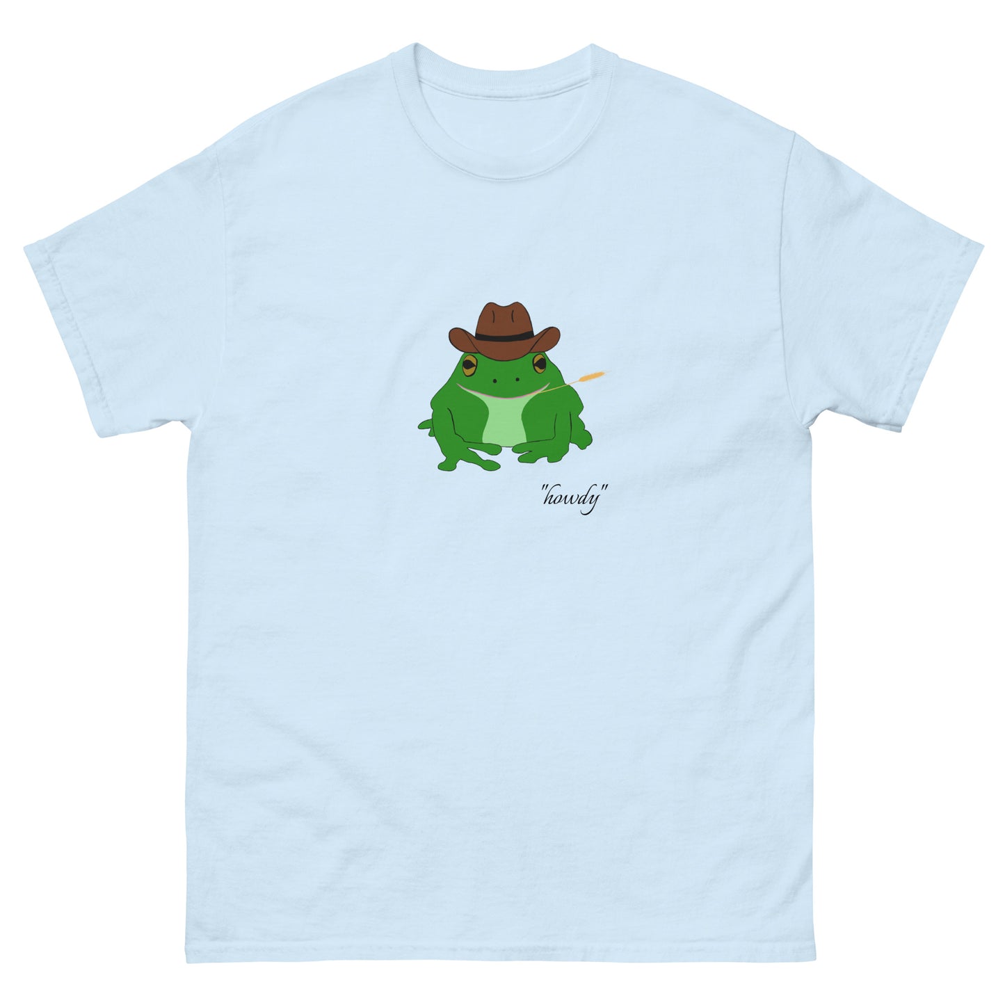 Frog "howdy" T-shirt