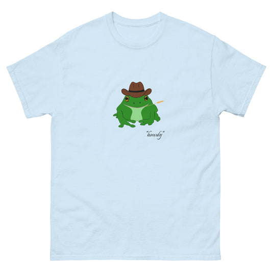 Frog "howdy" T-shirt