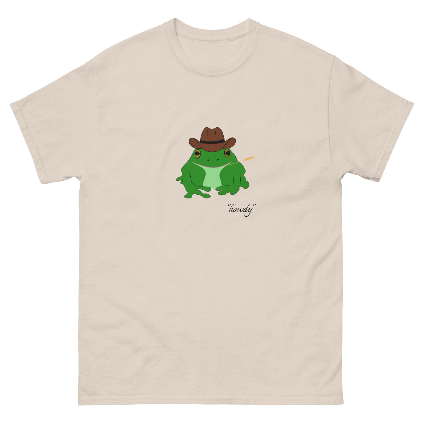 Frog "howdy" T-shirt