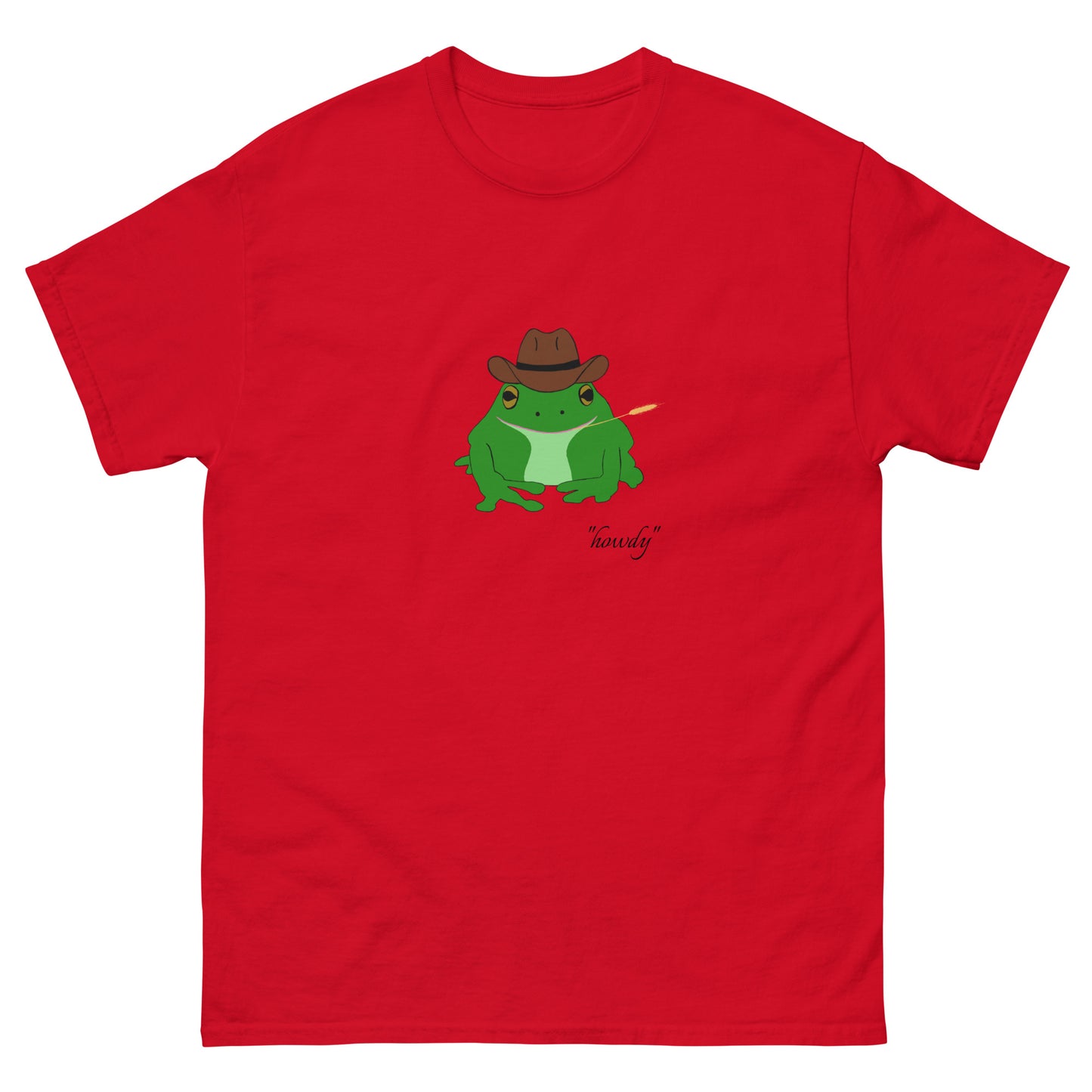 Frog "howdy" T-shirt