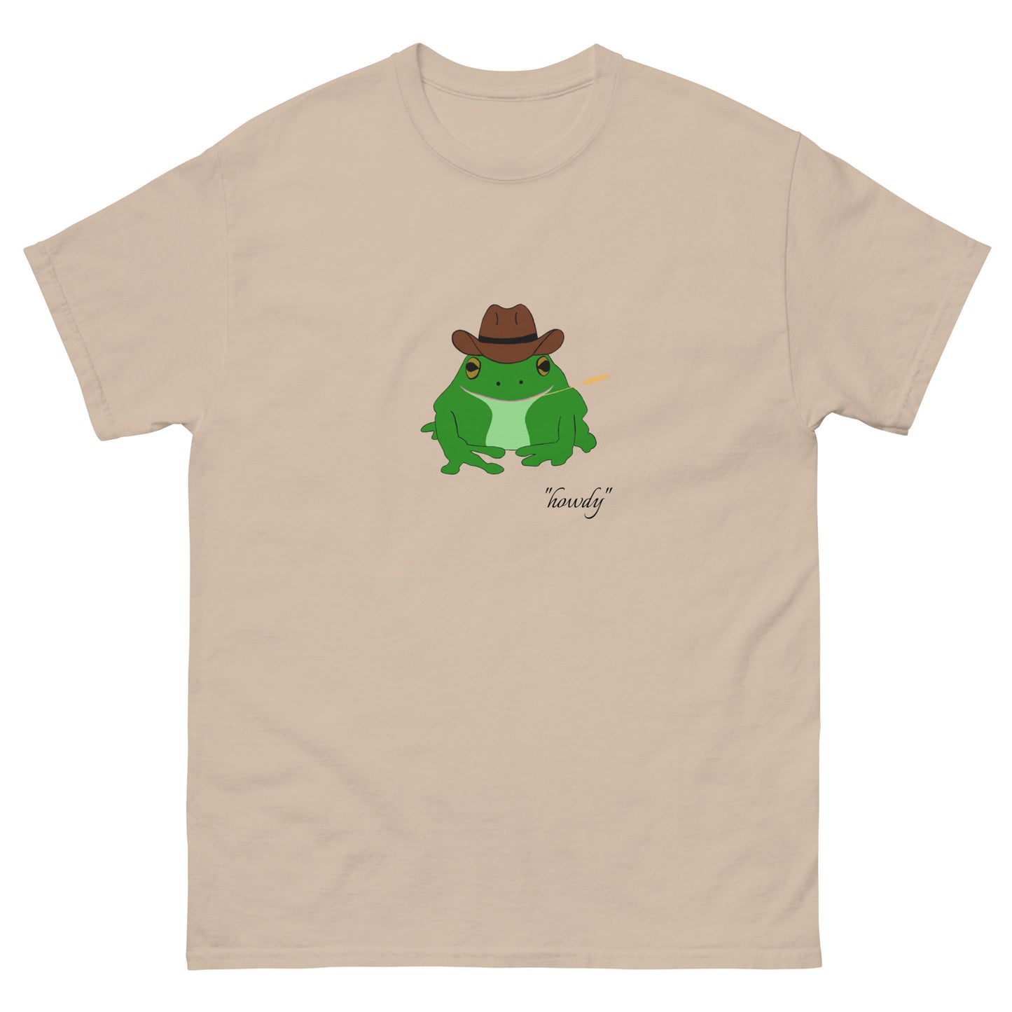 Frog "howdy" T-shirt